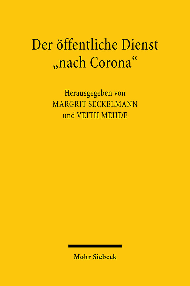 Der öffentliche Dienst "nach Corona" main product photo
