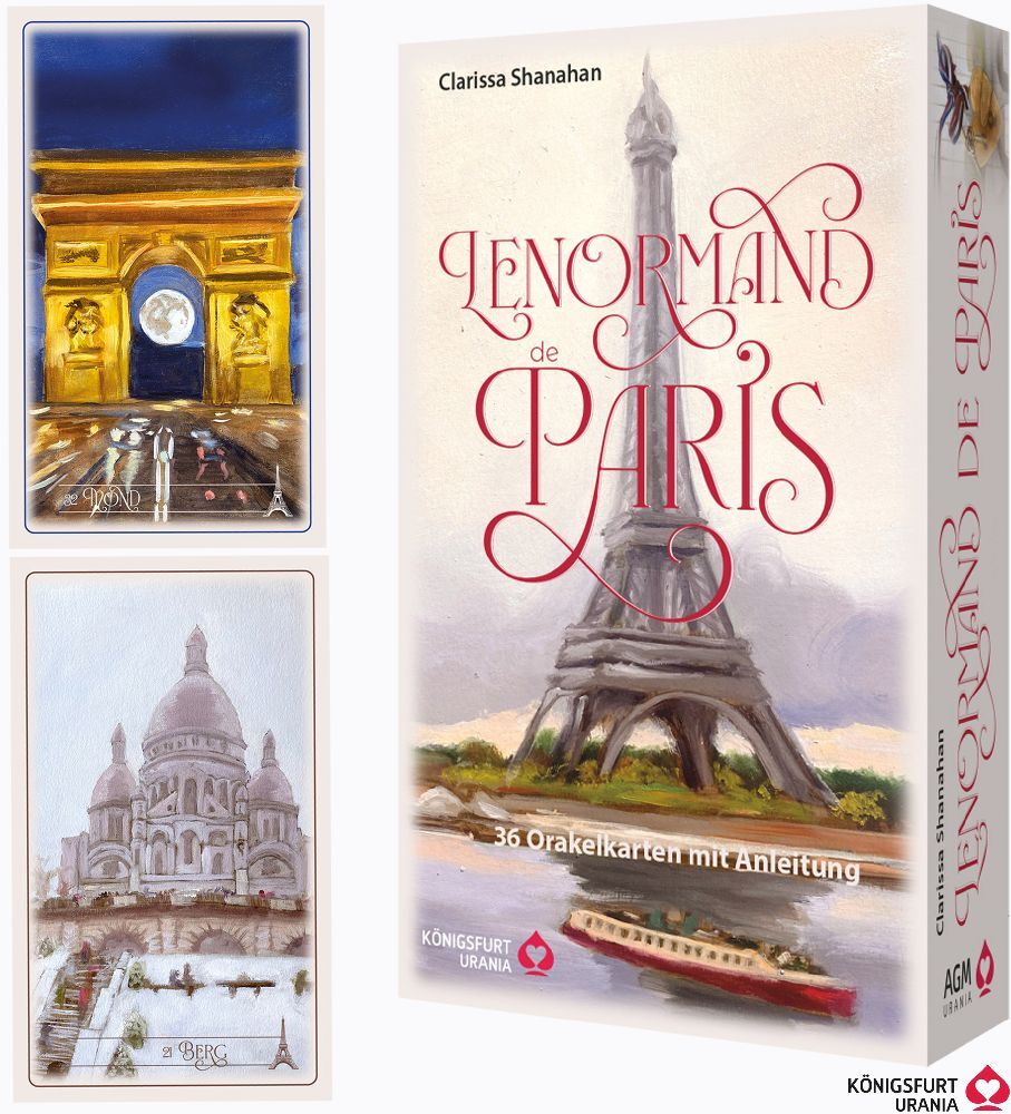 Lenormand de Paris - Eine Reise durch das historische Paris, m. 1 Buch, m. 36 Beilage, 2 Teile main product photo