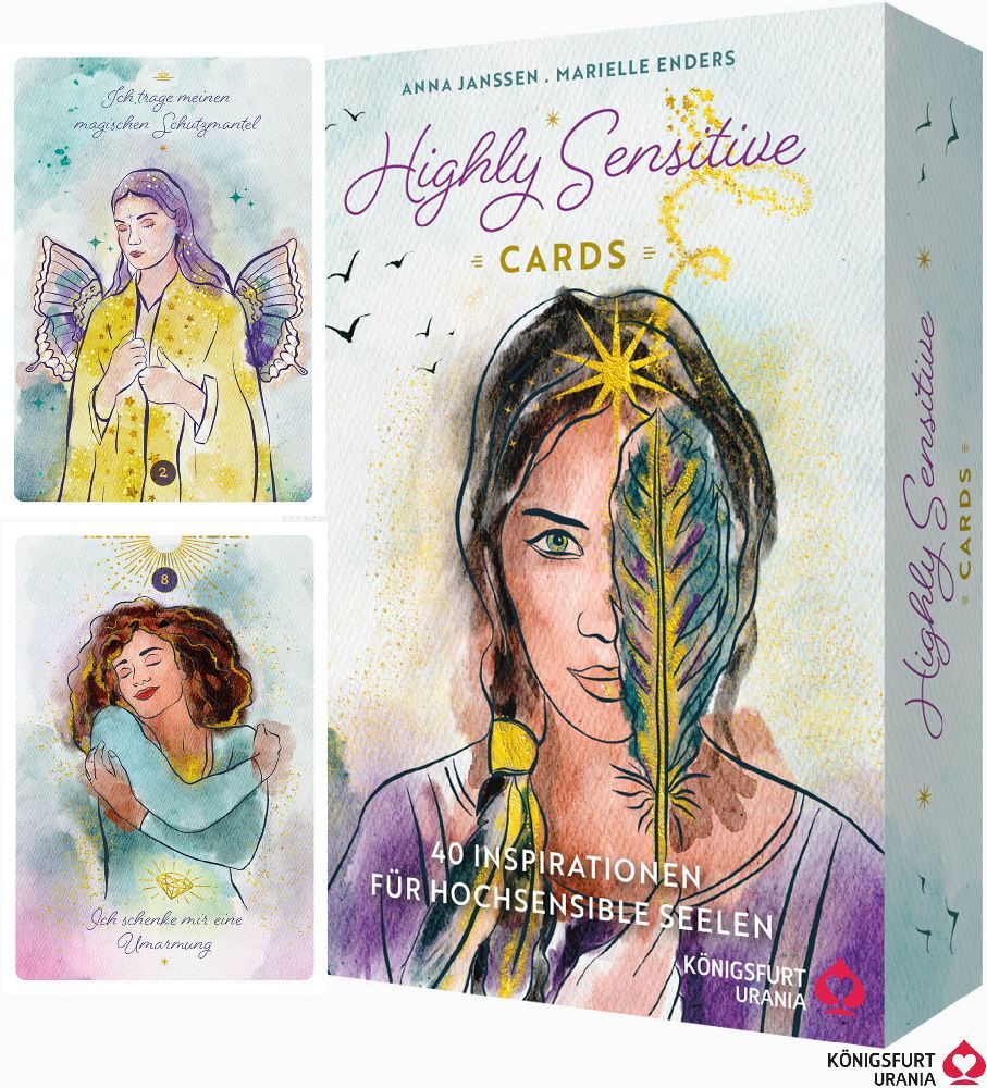 Highly Sensitive Cards - 40 Inspirationen für hochsensible Seelen, m. 1 Buch, m. 1 Beilage main product photo
