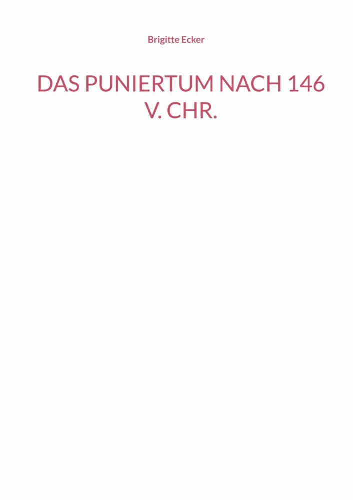 Das Puniertum nach 146 v. Chr. main product photo