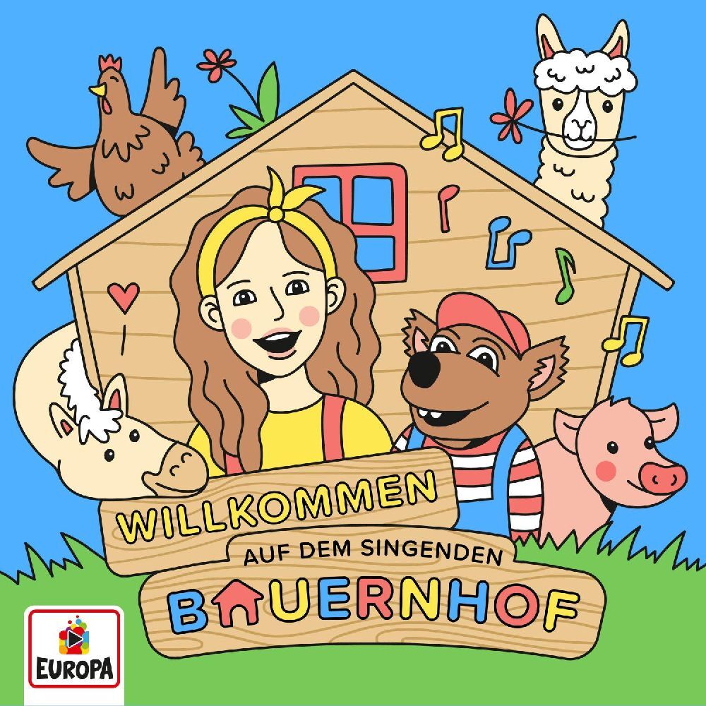 Willkommen auf dem singenden Bauernhof, 1 Audio-CD main product photo