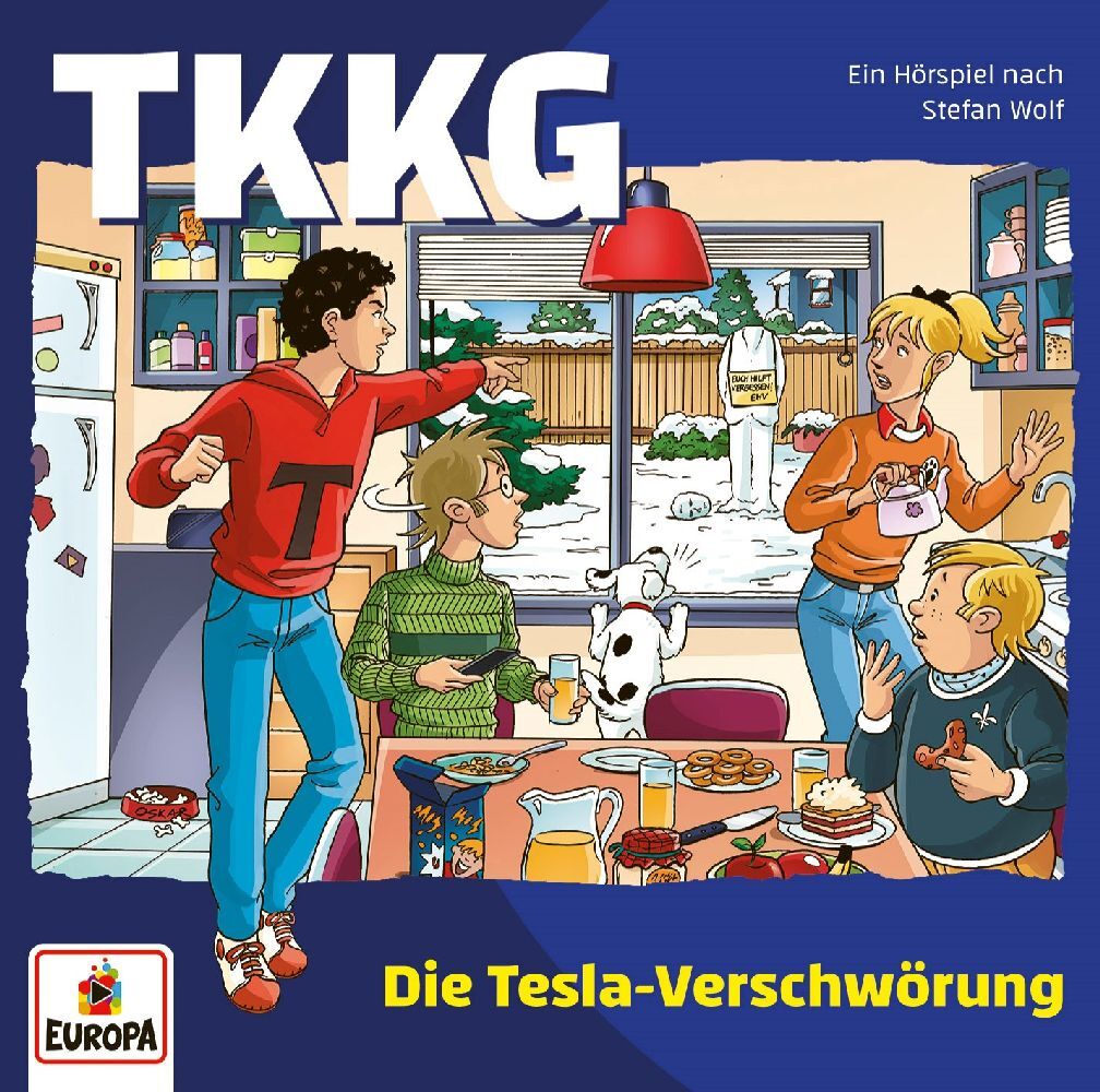 TKKG - Die Tesla-Verschwörung, 1 Audio-CD main product photo