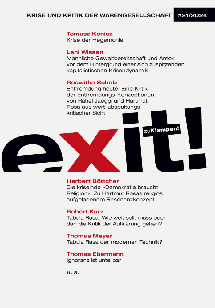 exit! Krise und Kritik der Warengesellschaft main product photo