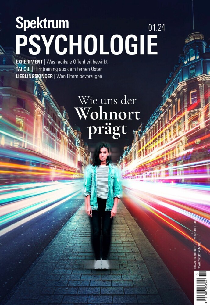 Spektrum Psychologie 1/2024 - Wie uns der Wohnort prägt main product photo