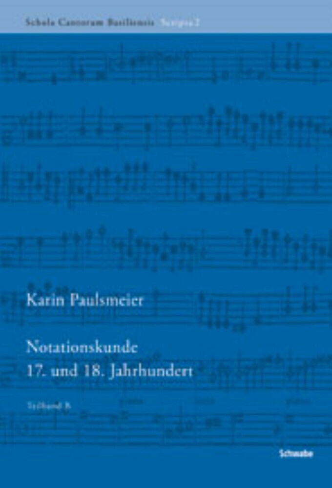 Notationskunde 17. und 18. Jahrhundert main product photo