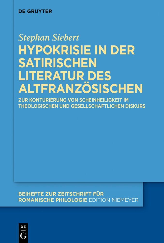 Hypokrisie in der satirischen Literatur des Altfranzösischen main product photo