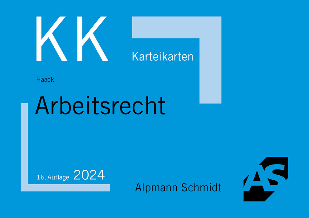 Karteikarten Arbeitsrecht main product photo