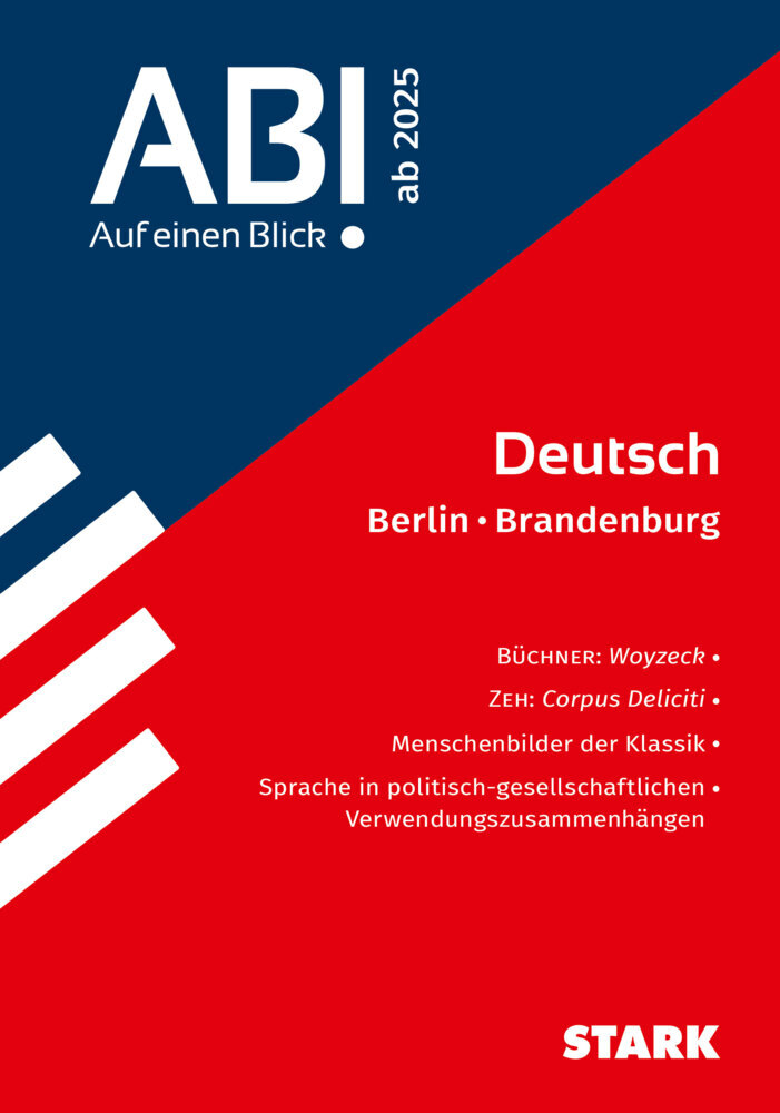 STARK Deutsch - Abi - Auf einen Blick! ab 2025 Berlin/Brandenburg main product photo