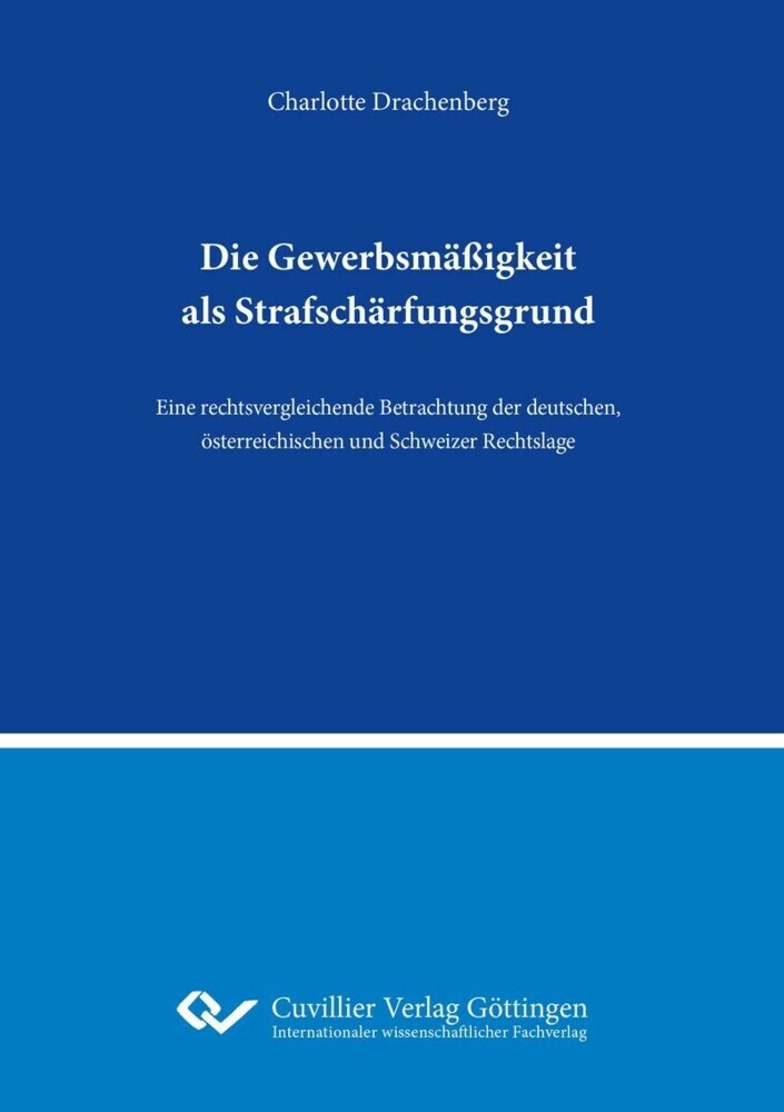 Die Gewerbsmäßigkeit als Strafschärfungsgrund main product photo