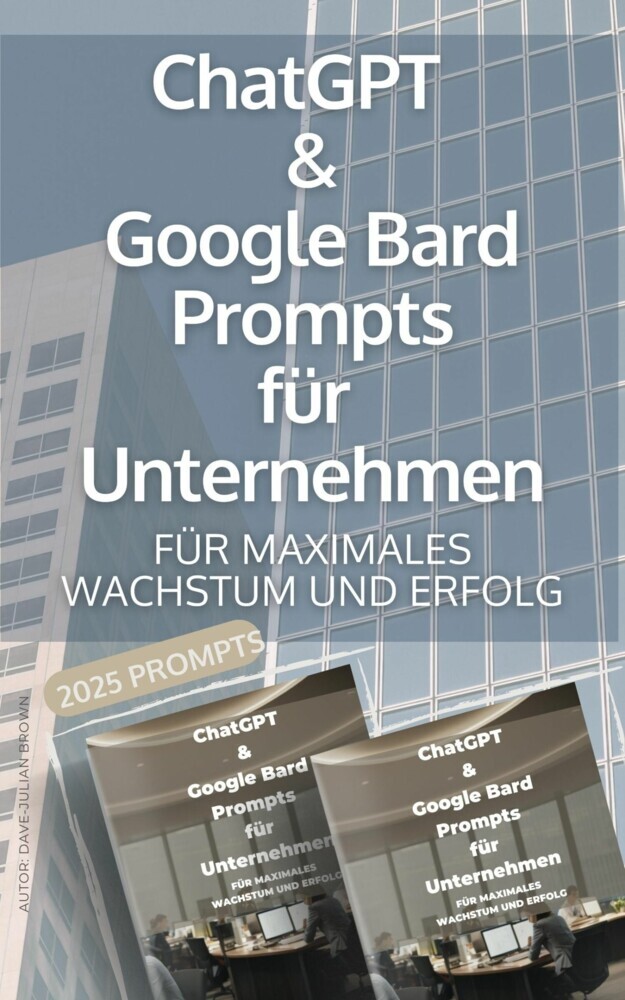 ChatGPT & Google Bard Promts für Unternehmen main product photo