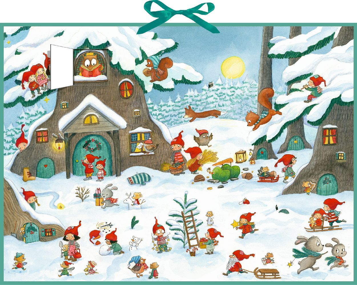 Wand-Adventskalender - Im Wichtel-Winterwald main product photo