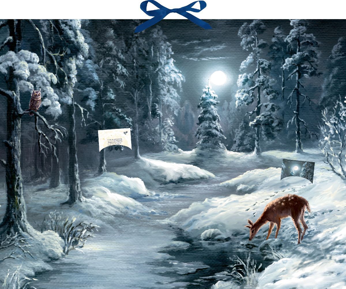 Zettel-Adventskalender - Liegt nun so still die weite Welt main product photo
