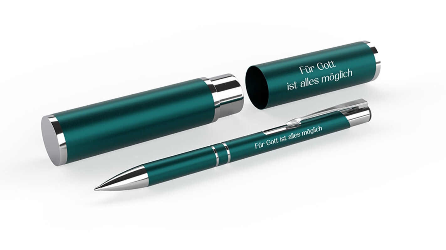 Kugelschreiber im Etui - Für Gott ist alles möglich main product photo