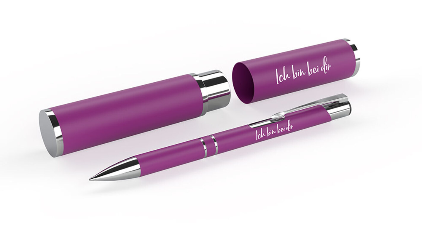 Kugelschreiber im Etui - Ich bin bei dir main product photo