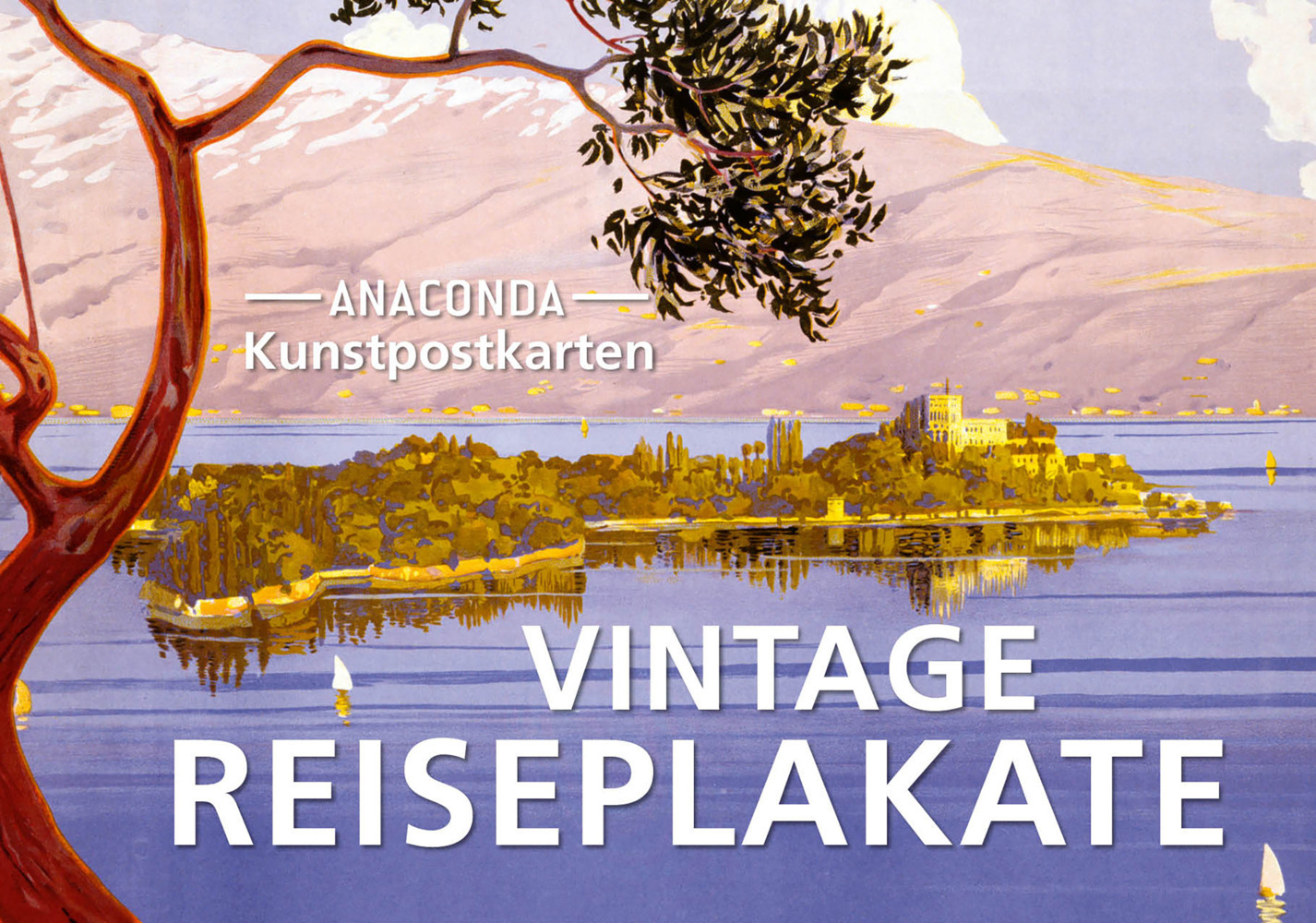 Postkarten-Set Vintage-Reiseplakate main product photo