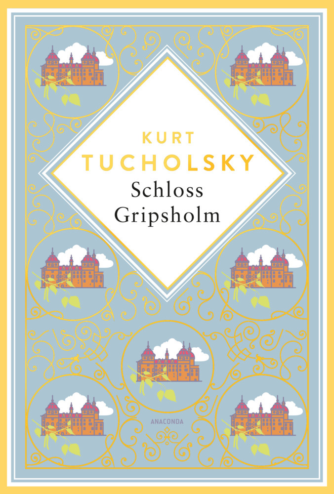Kurt Tucholsky, Schloss Gripsholm. Eine Sommergeschichte. Schmuckausgabe mit Goldprägung main product photo
