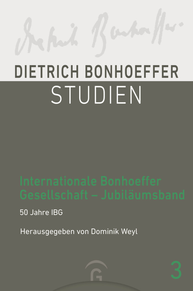 Internationale Bonhoeffer Gesellschaft - Jubiläumsband main product photo
