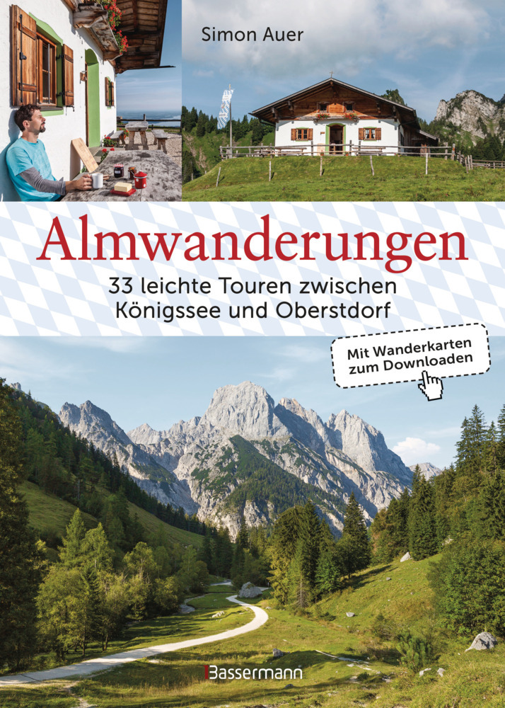 Almwanderungen - 33 leichte Touren zwischen Königssee und Oberstdorf main product photo