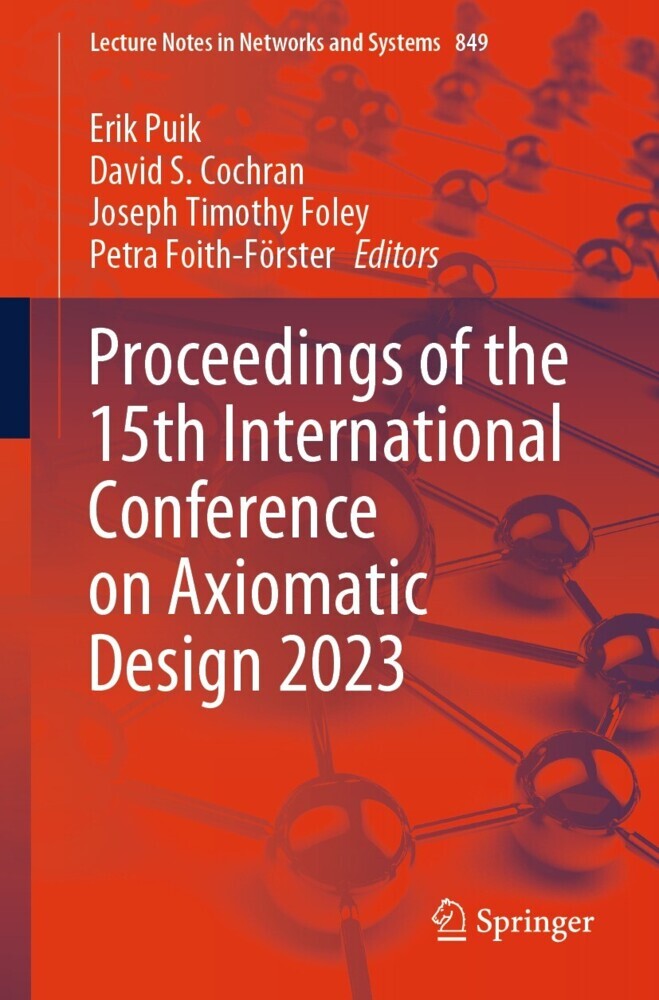 Proceedings of the 15th International Conference on Axiomatic Design 2023 main product photo