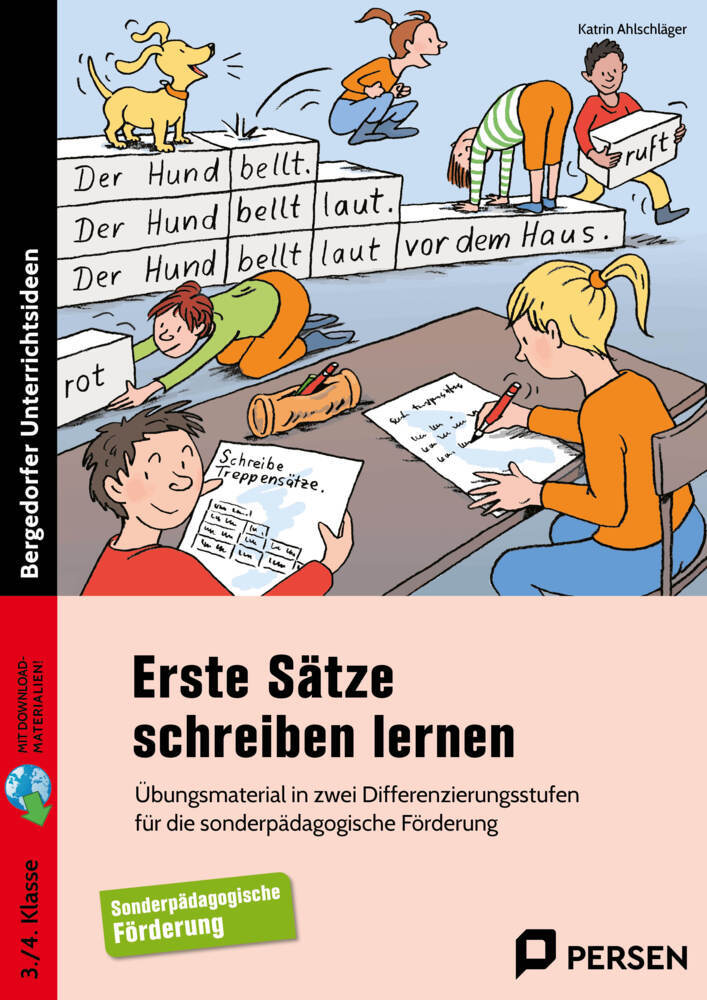 Erste Sätze schreiben lernen - 3./4. Klasse main product photo