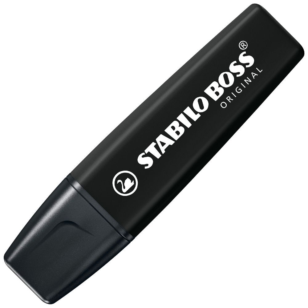 STABILO BOSS ORIGINAL NatureCOLORS Marker schwarz main product photo