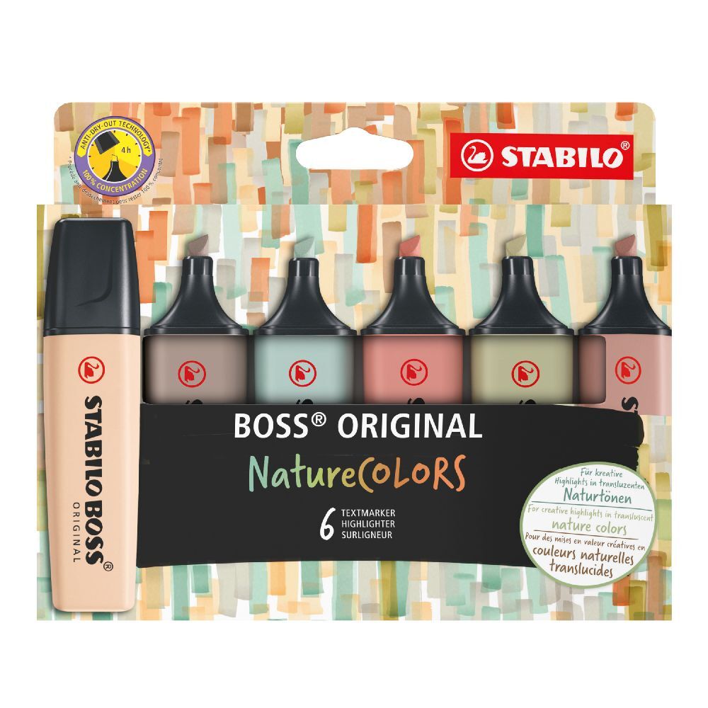 STABILO BOSS ORIGINAL NatureCOLORS 6er Etui main product photo