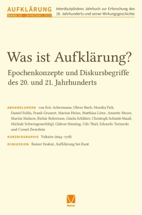 Aufklärung, Bd. 35