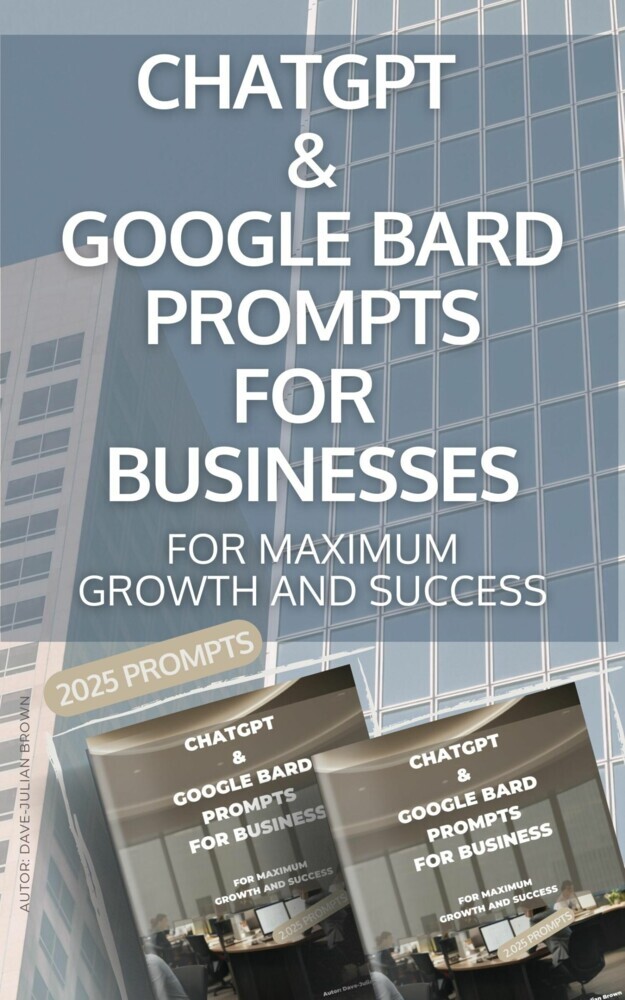 ChatGPT & Google Bard Prompts for Business main product photo