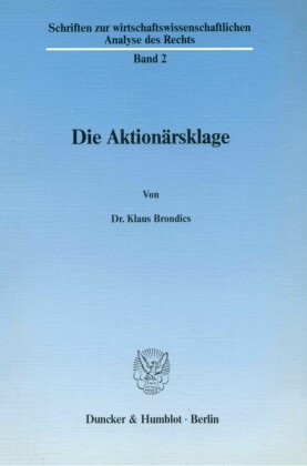 Die Aktionärsklage.
