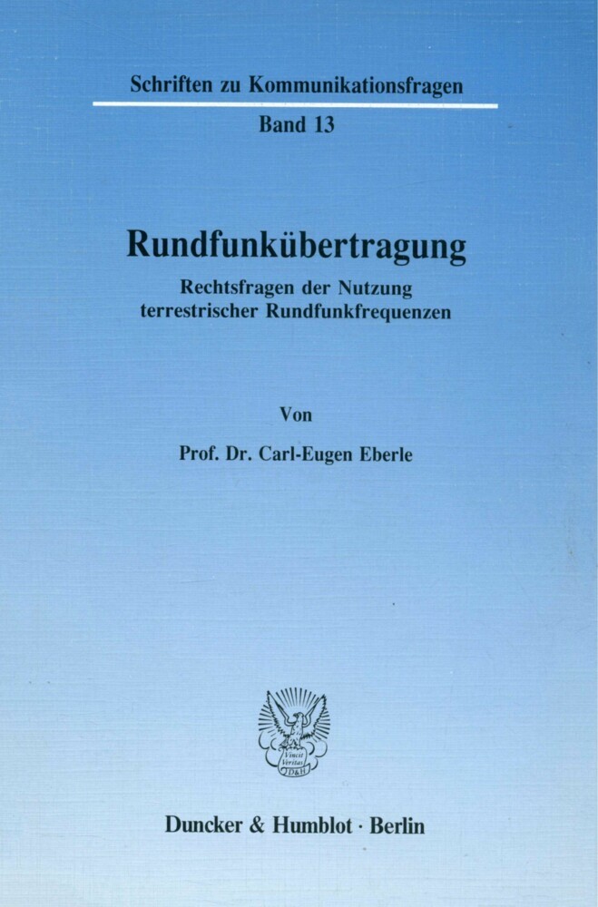 Rundfunkübertragung. main product photo