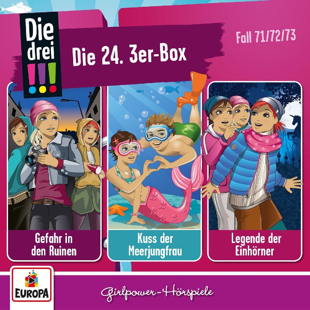 Die drei !!! 3er Box - Folgen 71-73, 3 Audio-CDs main product photo