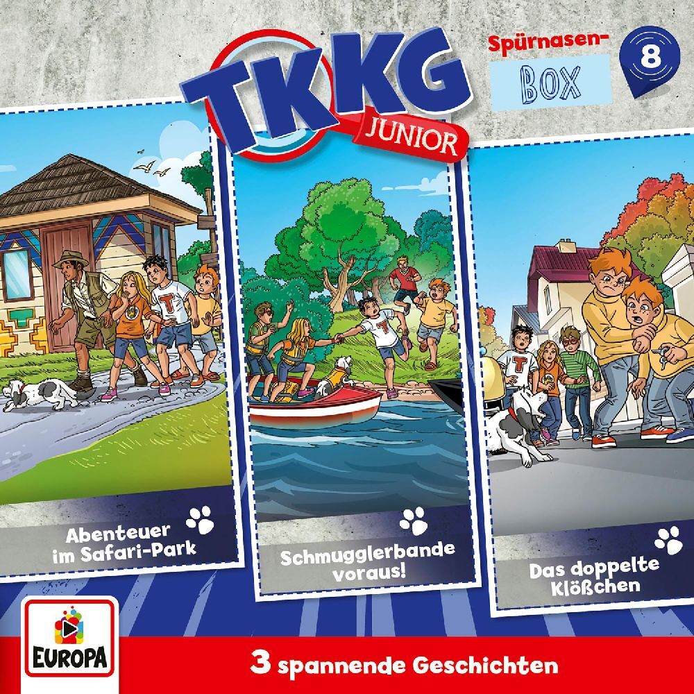 TKKG Junior - Spürnasenbox, 3 Audio-CDs main product photo