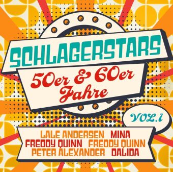Schlagerstars der 50er & 60er, 1 Audio-CD
