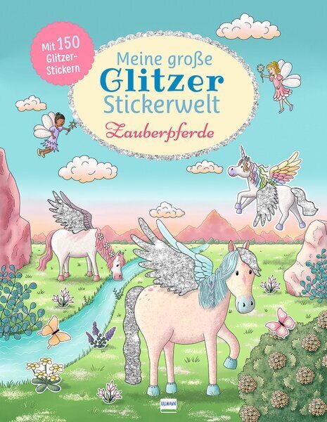 Meine große Glitzer-Stickerwelt Zauberpferde main product photo