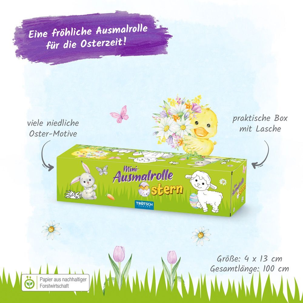 Trötsch Mini-Ausmalrolle Ostern main product photo
