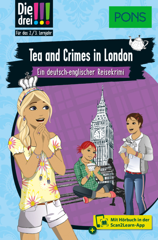 PONS Die Drei !!! - Tea and Crimes in London main product photo