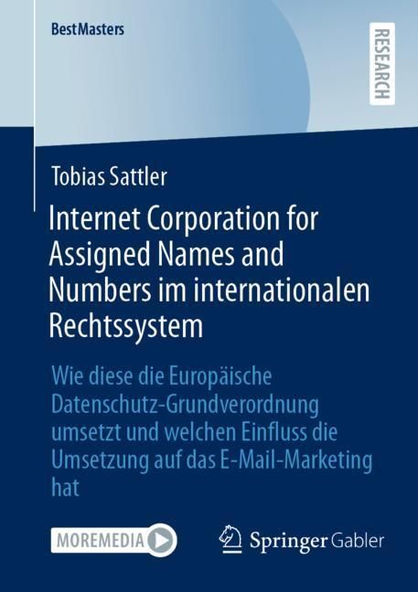 Internet Corporation for Assigned Names and Numbers im internationalen Rechtssystem main product photo