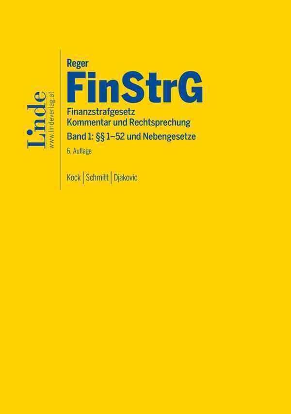 FinStrG | Finanzstrafgesetz main product photo