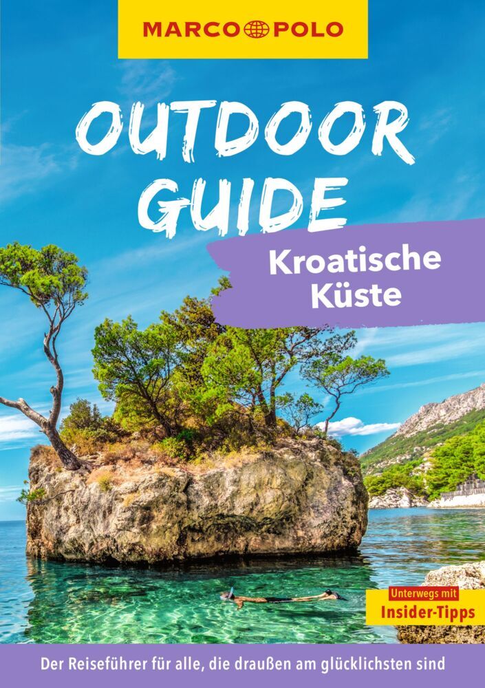 MARCO POLO OUTDOOR GUIDE Reiseführer Kroatische Küste main product photo