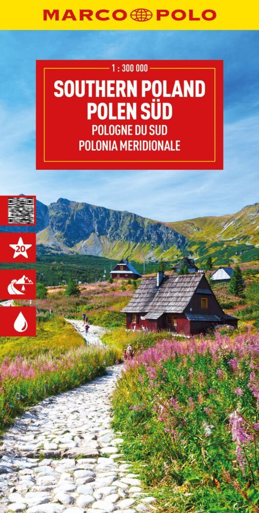 MARCO POLO Reisekarte Polen Süd 1:300.000 main product photo