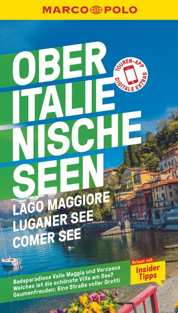 MARCO POLO Reiseführer Oberitalienische Seen, Lago Maggiore, Luganer See, Comer See main product photo