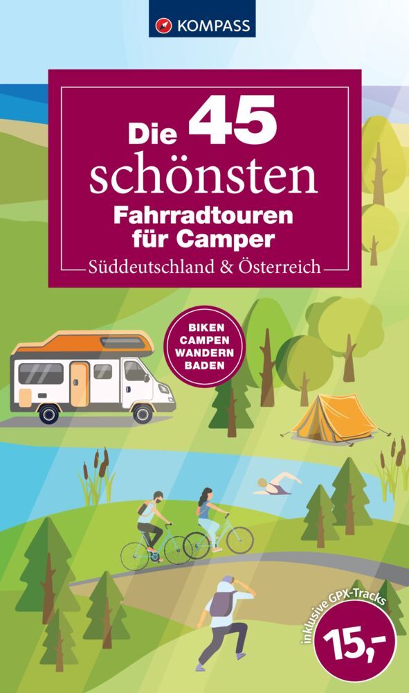 Die 45 schönsten Fahrradtouren für Camper Süddeutschland & Österreich main product photo