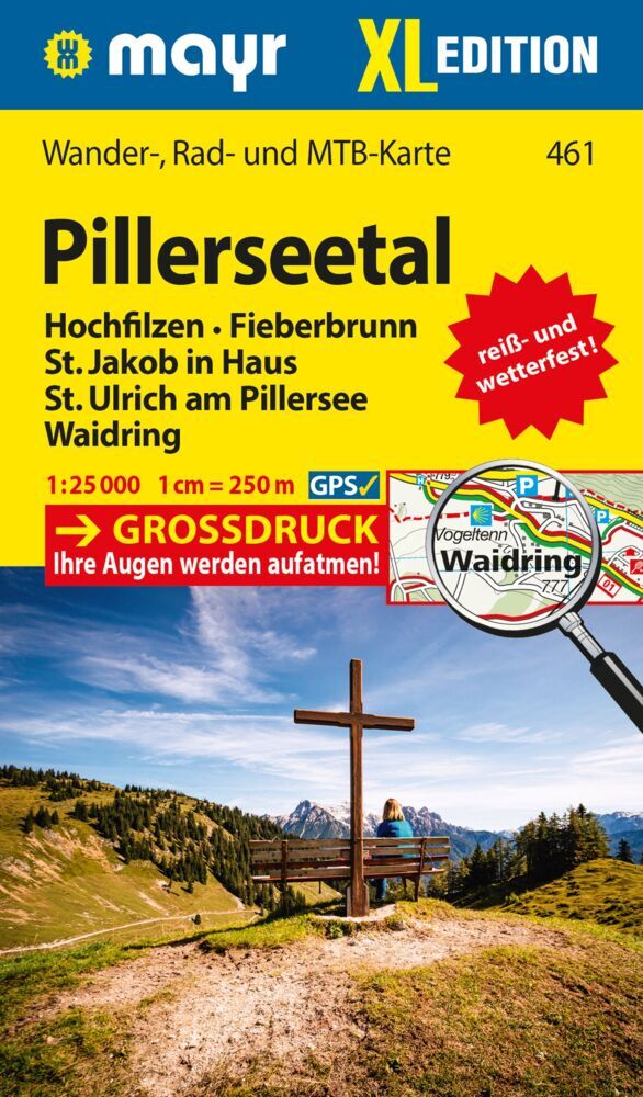 Mayr Wanderkarte Pillerseetal XL 1:25.000 main product photo