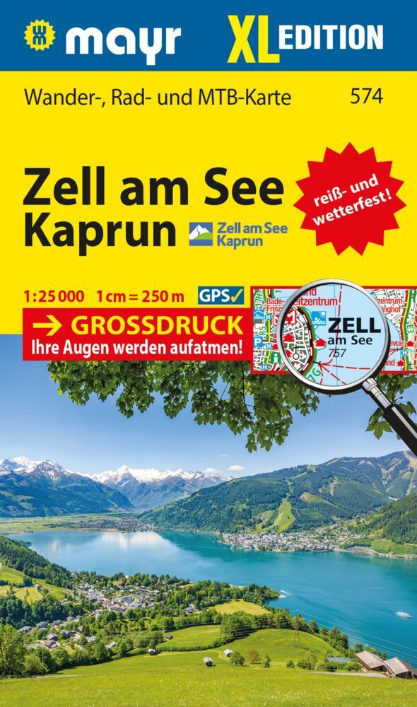 Mayr Wanderkarte Zell am See, Kaprun XL 1:25.000 main product photo
