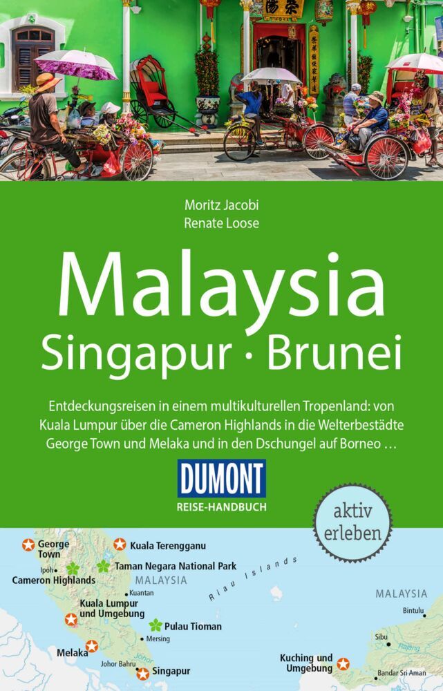DUMONT Reise-Handbuch Reiseführer Malaysia, Singapur, Brunei main product photo
