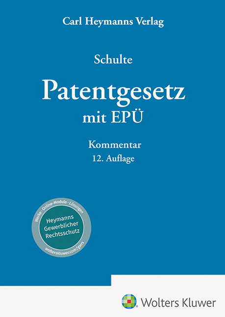 Patentgesetz mit EPÜ - Kommentar main product photo