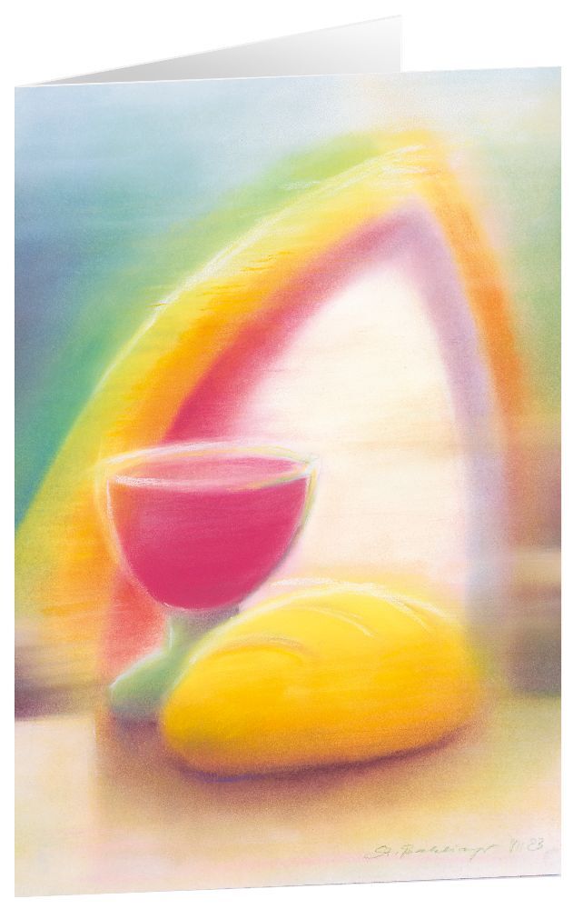 Ich bin das Leben - Kunst-Faltkarten ohne Text (6 Stück) main product photo