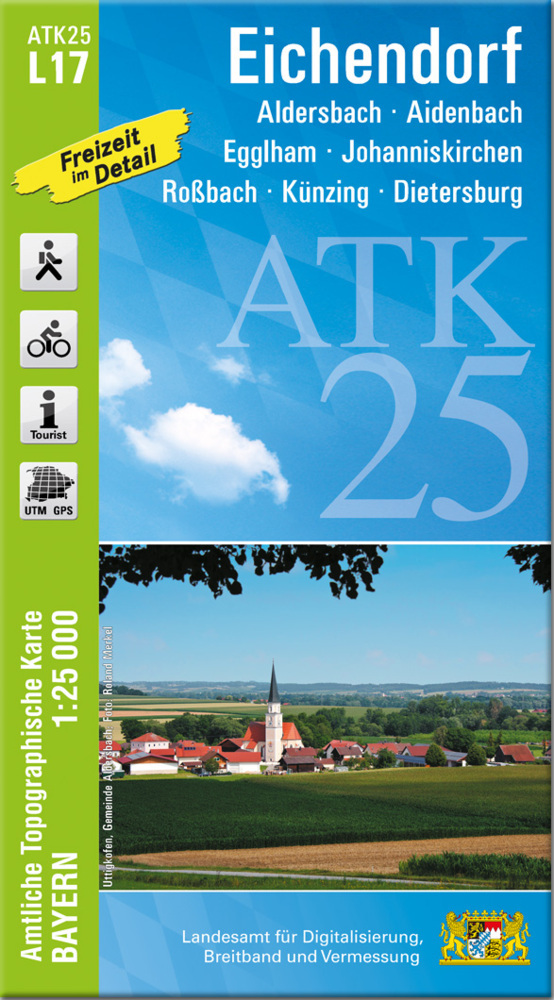 ATK25-L17 Eichendorf (Amtliche Topographische Karte 1:25000) main product photo