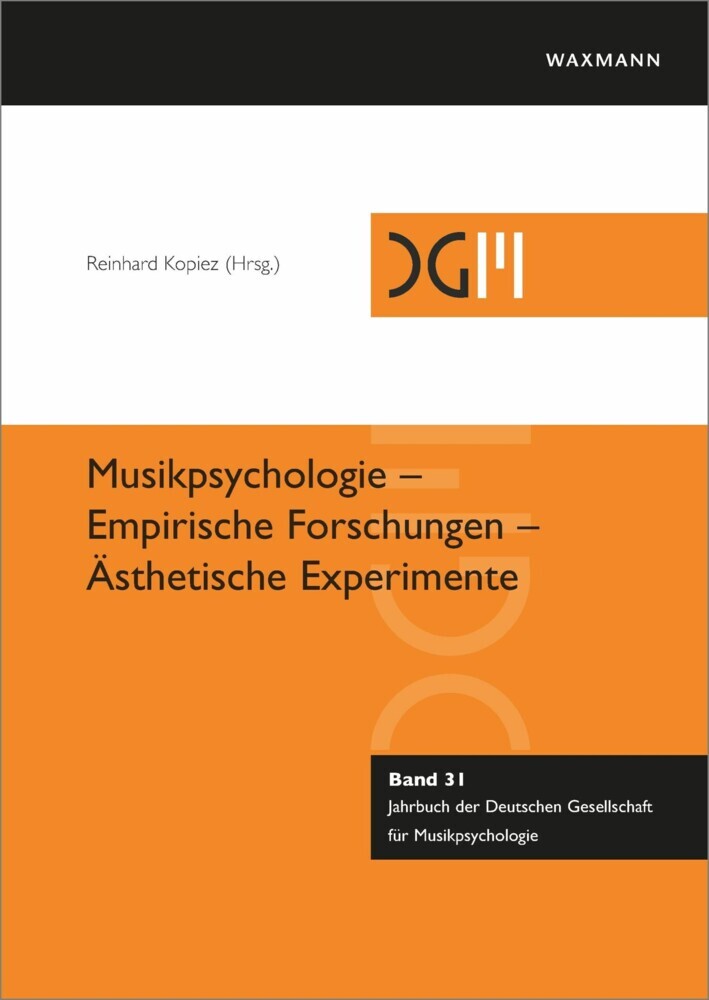 Musikpsychologie - Empirische Forschungen - Ästhetische Experimente main product photo