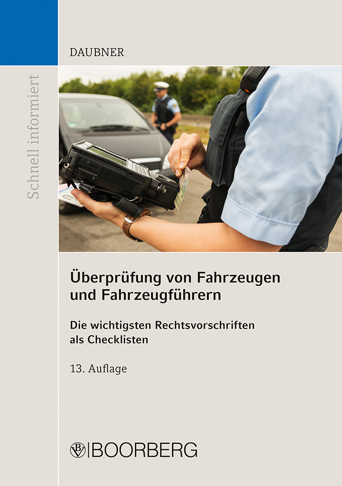Überprüfung von Fahrzeugen und Fahrzeugführern main product photo